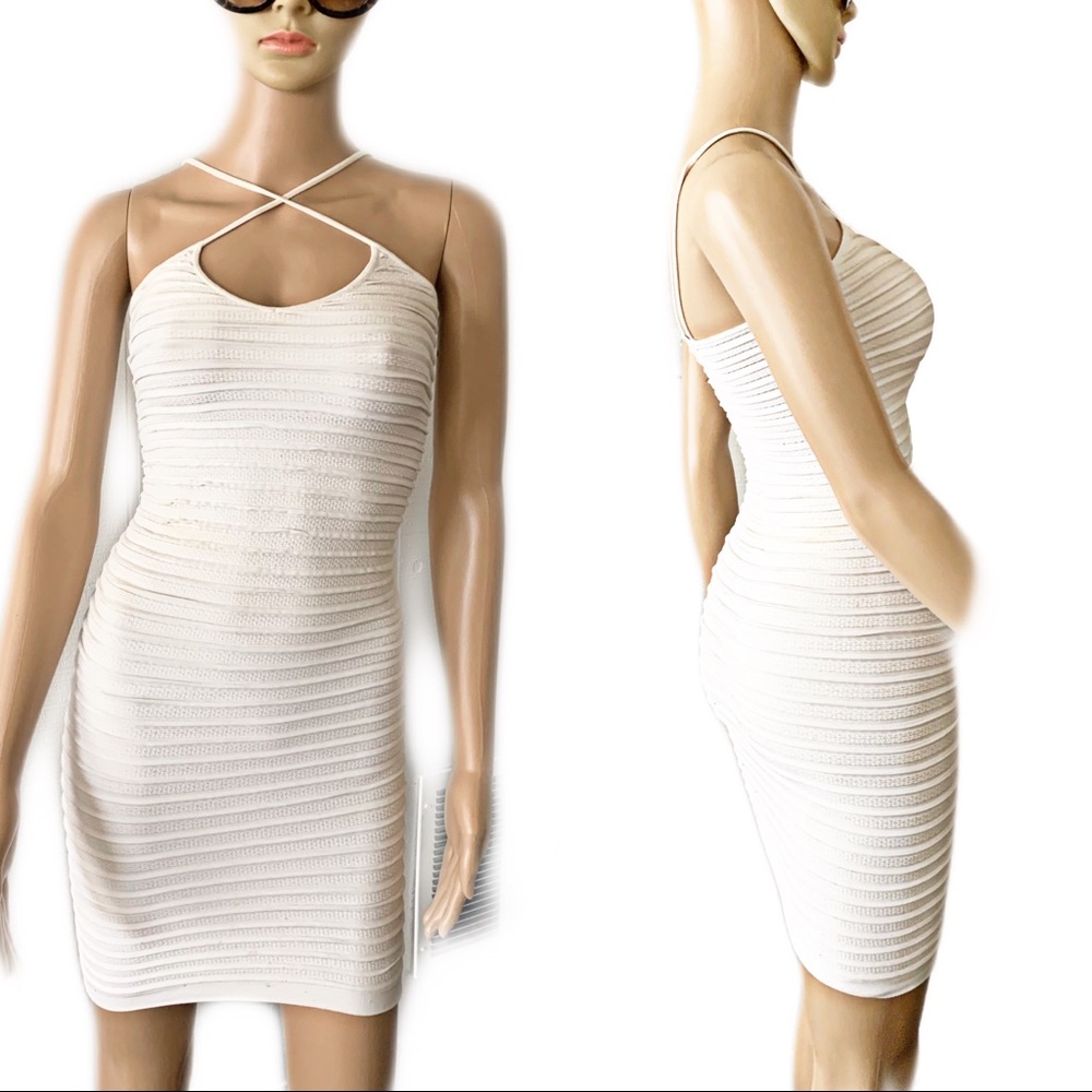 Arden B White Bodycon Mini Dress Size XS/S
